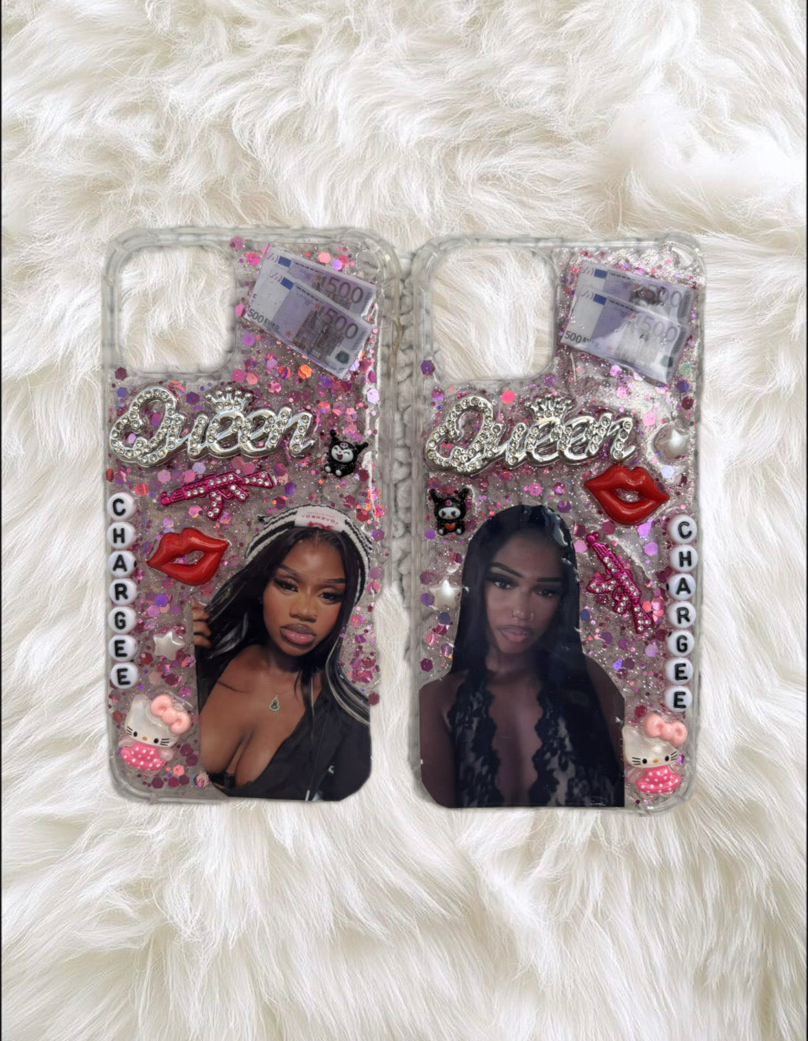 Deux coques sœurs métisse