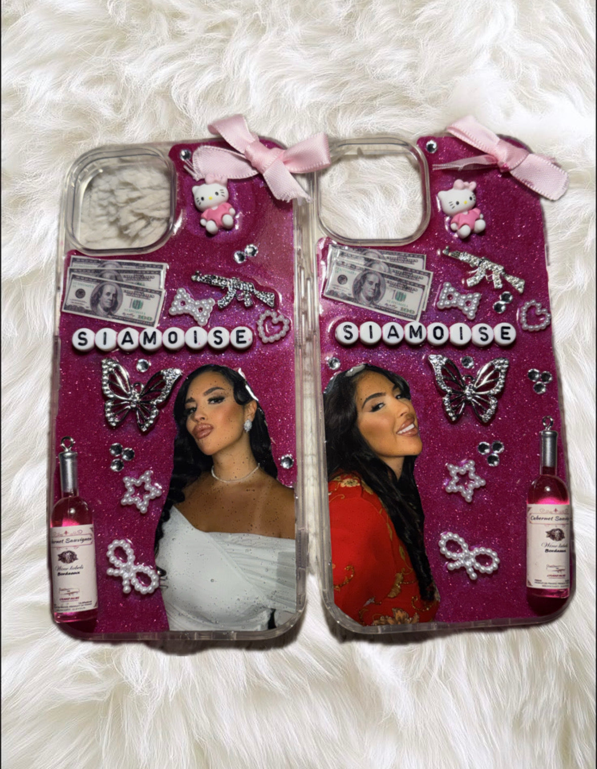 Deux coques sœurs botox